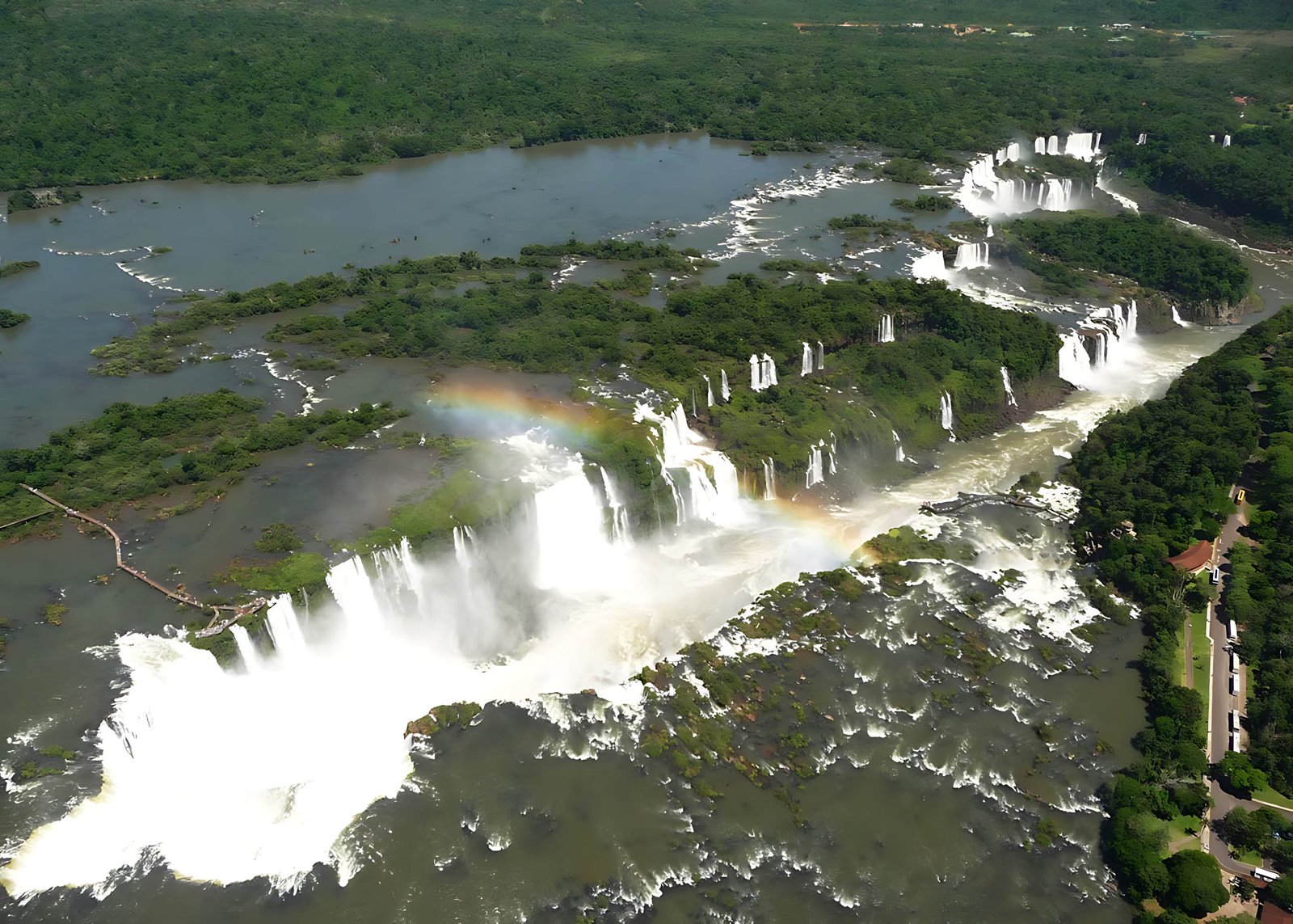 Vista aérea de las Cataratas del Iguazú